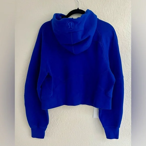 Lululemon University of Florida Women's Scuba Oversized 1/2 Zip Hoodie M/L Blue - Picture 4 of 9
